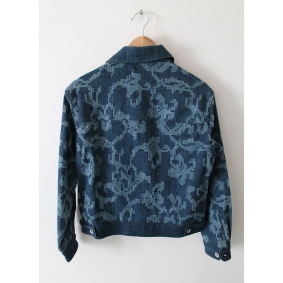 Rag & Bone Concord Jean Jacket Indigo Size XXS Textured - Picture 5 of 7